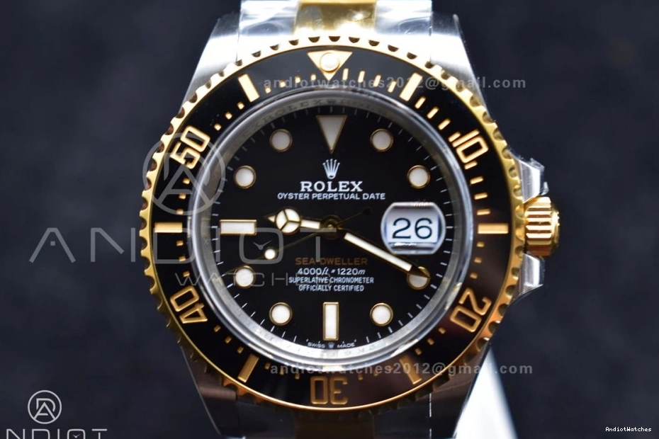 Dial Two on Bracelet SS VS YG Black SmartChoice SS Edition 1073 VSF 126603 Best Tone Sea-Dweller YG 1122